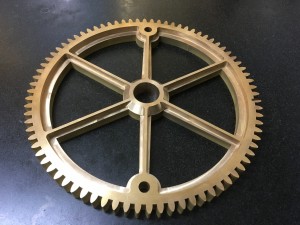 Brass Large Clock Gears